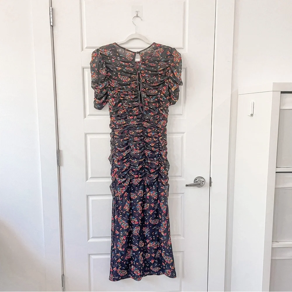NEW Free People Briella Ruched Dress Twilight_7